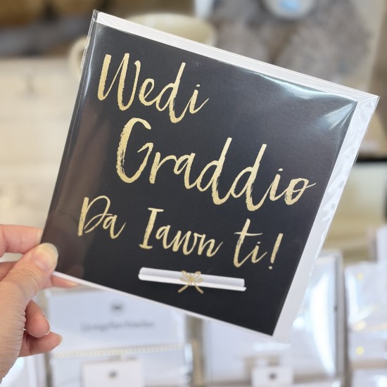 Cardyn Wedi Graddio - Graduation Card