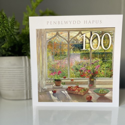 Cardyn Penblwydd 100 Oed - 100 Year Old Birthday Card