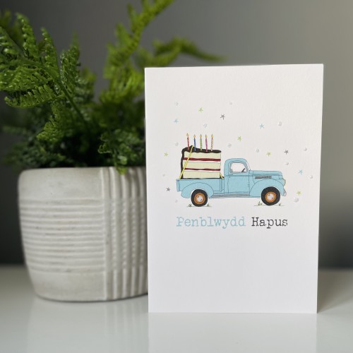 Cardyn Penblwydd - Birthday Card 