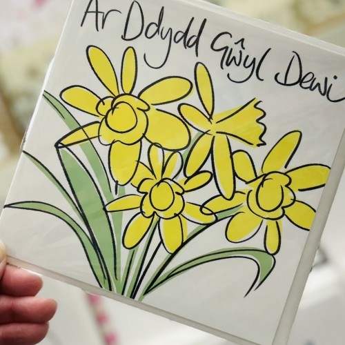 Cerdyn Dydd Gŵyl Dewi - Welsh St David’s Day Card 