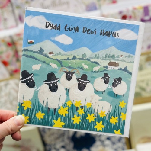 Cerdyn Dydd Gŵyl Dewi - Welsh St David’s Day Card 