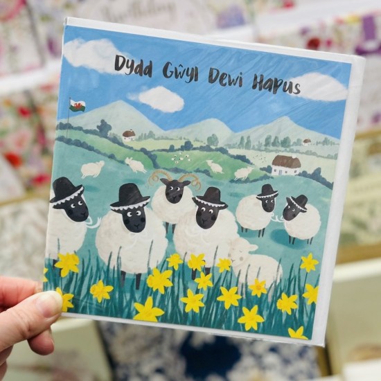 Cerdyn Dydd Gŵyl Dewi - Welsh St David’s Day Card 