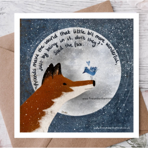 'Friends' Single Greeting Card 
