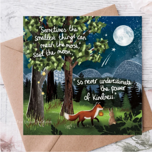 'Smallest Things' Single Greeting Card 
