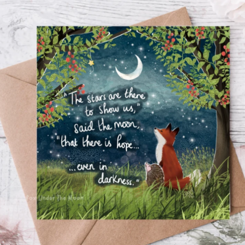 'There Is Hope' Single Greeting Card 