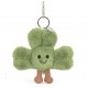 Jellycat Amuseables Siofra Shamrock Bag Charm 
