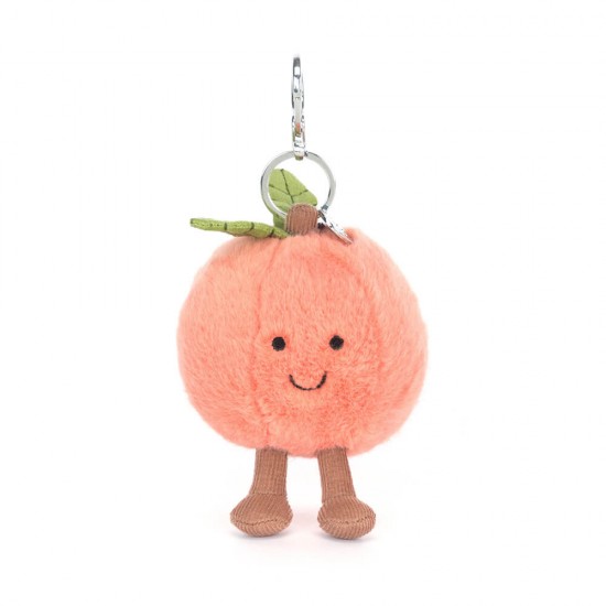 Jellycat Amuseables Peach Bag Charm 