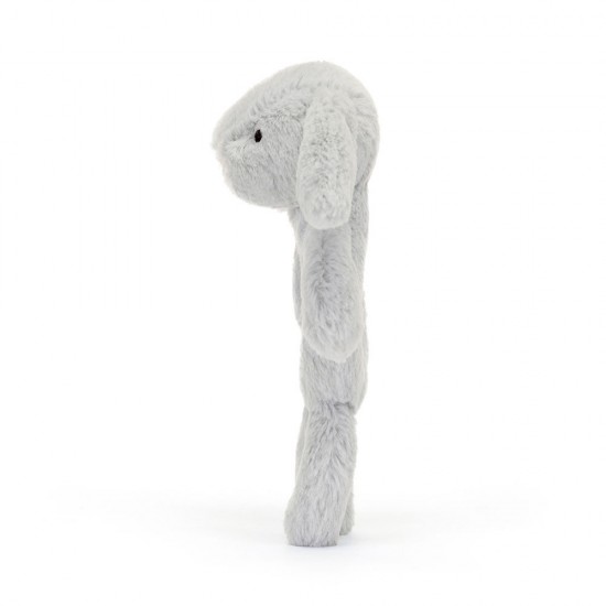 Bashful Silver Bunny Ring Rattle 