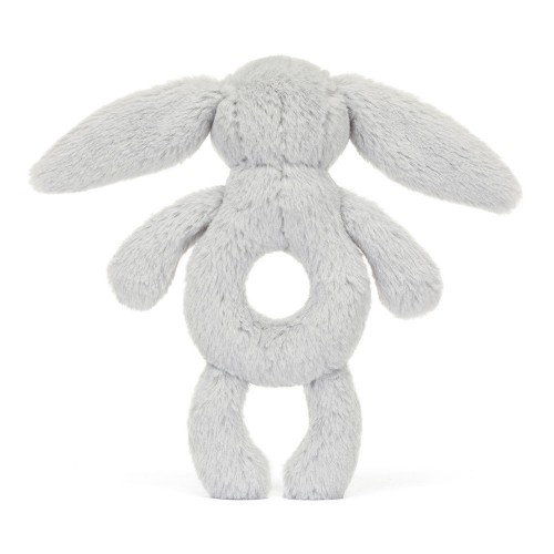 Bashful Silver Bunny Ring Rattle 
