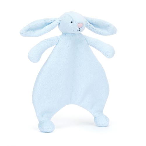 Bashful Baby Blue Bunny Comforter 
