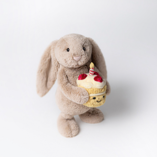 Bashful Beige Bunny 'Birthday' 