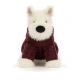 Jellycat Munro Scottie Dog 'Winter Jumper' Jellycat Munro Scottie Dog 'Winter Jumper'