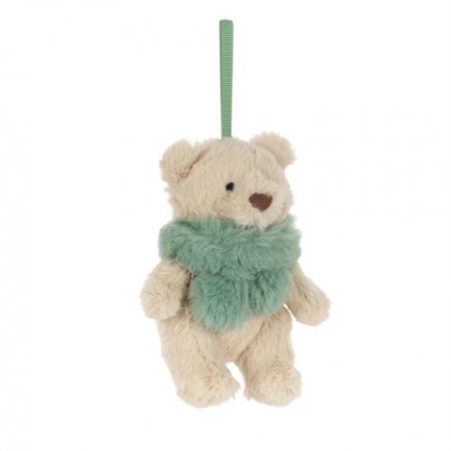 Jellycat Bartholomew Bear Jr. Winter Warmer Decoration 