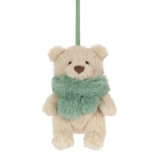 Jellycat Bartholomew Bear Jr. Winter Warmer Decoration 
