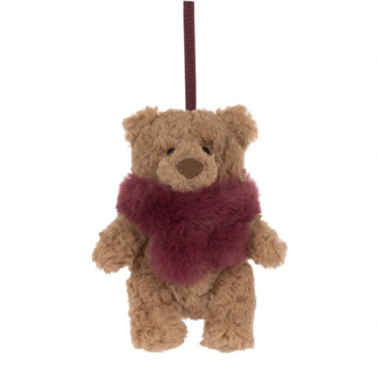Jellycat Bartholomew Bear Winter Warmer Decoration Jellycat Bartholomew Bear Winter Warmer Decoration