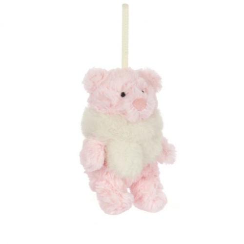 Jellycat Leola Bear Winter Warmer Decoration 