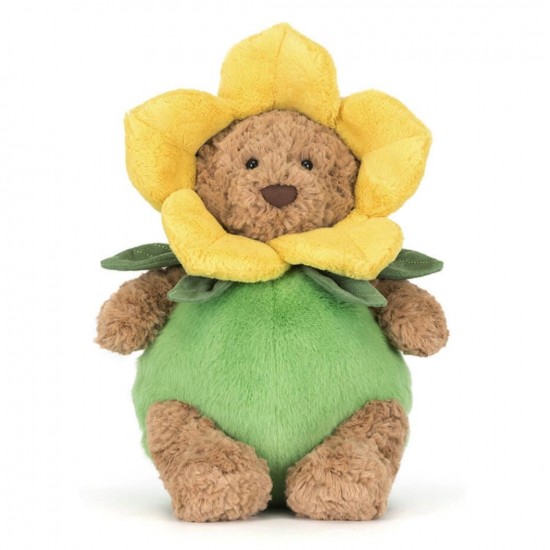 Jellycat Bartholomew Bear Daffodil Outfit 