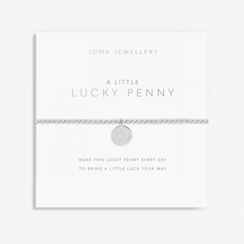 A Little 'Lucky Penny' Bracelet in Silver Plating 