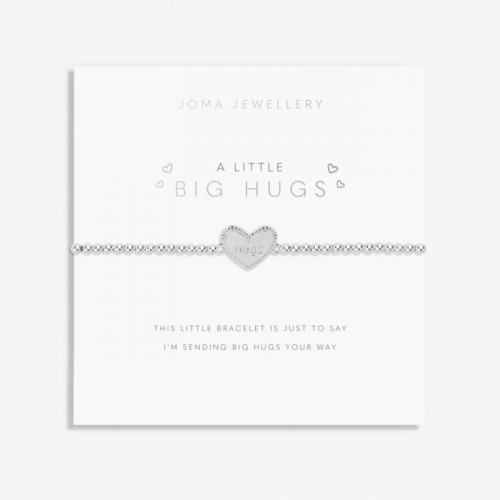  A Little 'Big Hugs' Bracelet In Silver Plating   