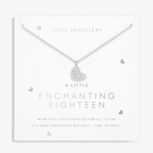 A Little 'Enchanting Eighteen' Necklace in Silver Plating