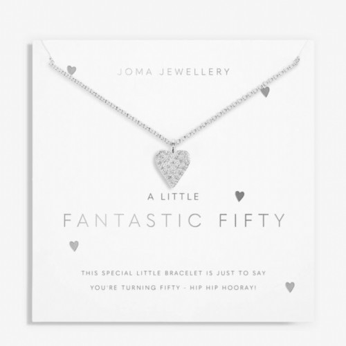 A Little 'Fantastic Fifty' Necklace in Silver Plating 