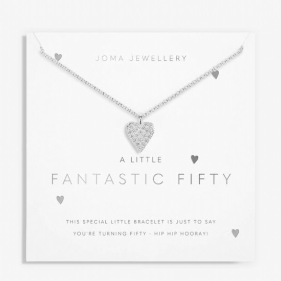 A Little 'Fantastic Fifty' Necklace in Silver Plating 