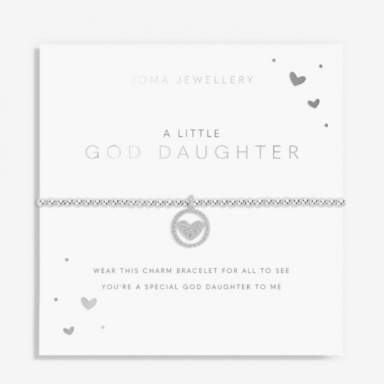 A Little 'God Daughter' Bracelet in Silver Plating 