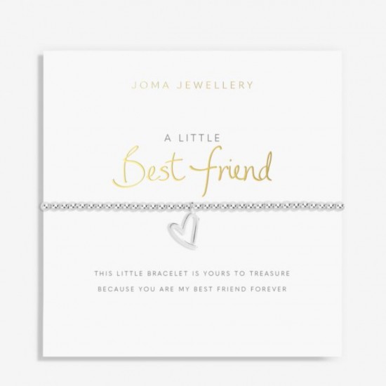 A Little 'Best Friend' Bracelet in Silver Plating 