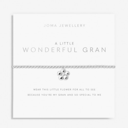 A Little 'Wonderful Gran' Bracelet in Silver Plating 
