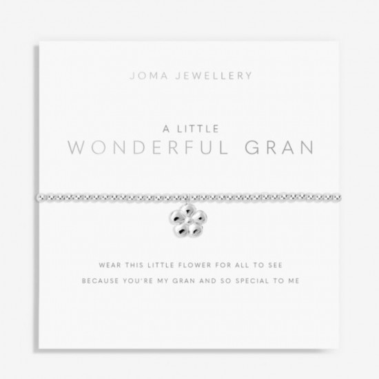 A Little 'Wonderful Gran' Bracelet in Silver Plating 