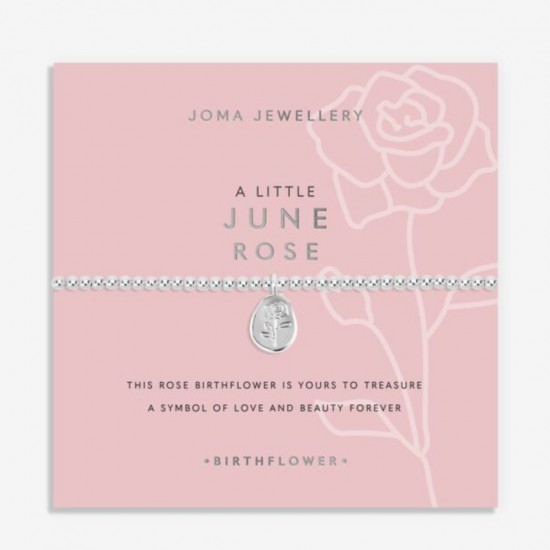 Birth Flower A Little 'June' Rose Bracelet 