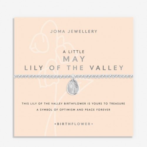Birth Flower A Little 'May' Lily Of The Valley Bracelet 