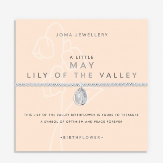 Birth Flower A Little 'May' Lily Of The Valley Bracelet 
