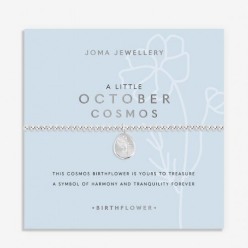 Birth Flower A Little 'October' Cosmos Bracelet 