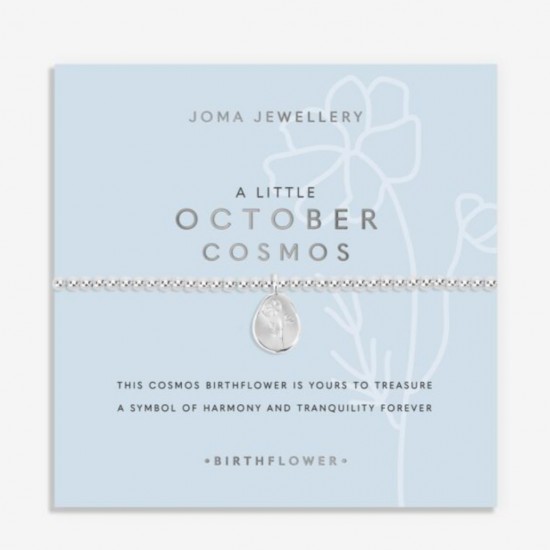 Birth Flower A Little 'October' Cosmos Bracelet 