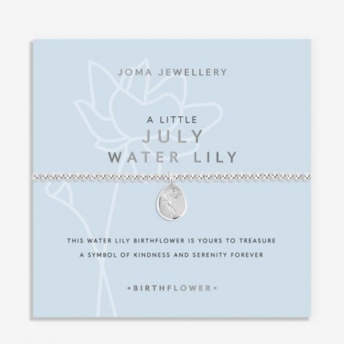Birth Flower A Little' July' Water Lily Bracelet  