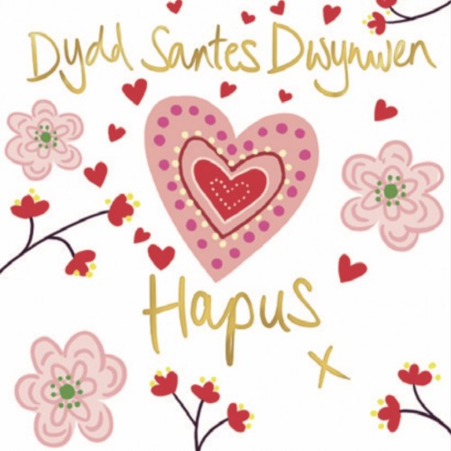 Cerdyn Dydd Santes Dwynwen - St Dwynwen’s Day Card 